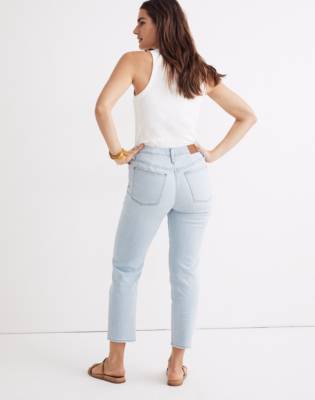 madewell classic straight jeans