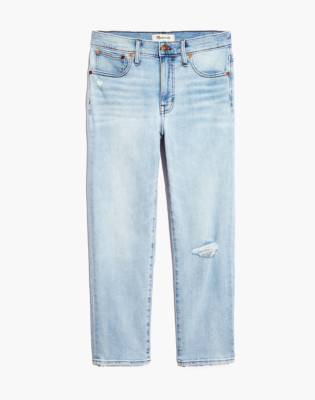 mid rise curvy classic straight jeans