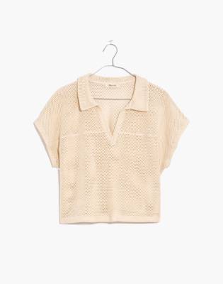 Crochet Polo Top