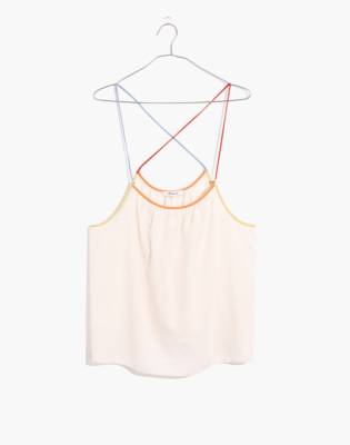 Strappy Colorblock Pajama Top in null image 1