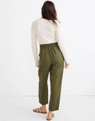 crop tapered pants