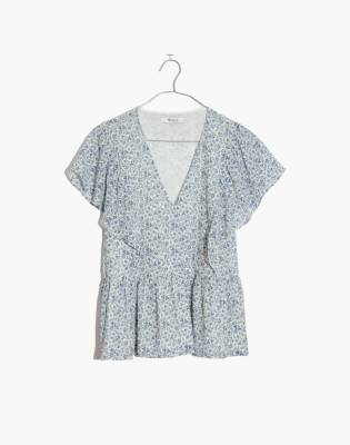 madewell peplum top
