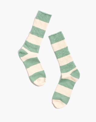 tall athletic socks striped