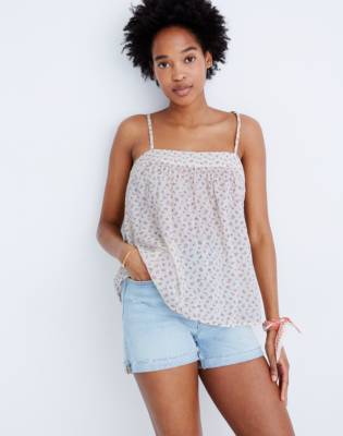 madewell high waisted jean shorts