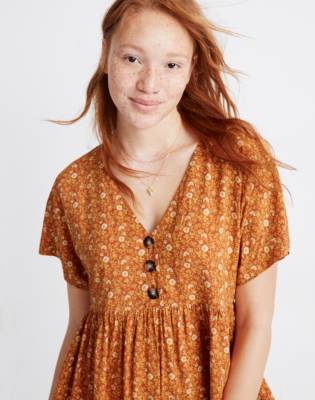 madewell babydoll dress