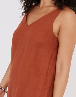 tank top v neck dress