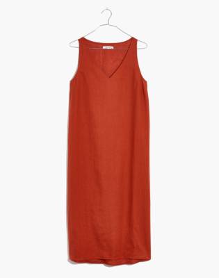 madewell v neck tank dress