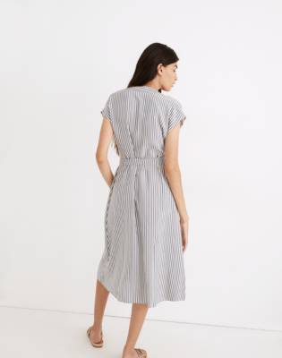 madewell cap sleeve dress