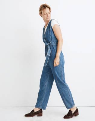 madewell jumpsuit denim