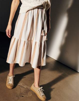 ruffles hem casual summer slipper