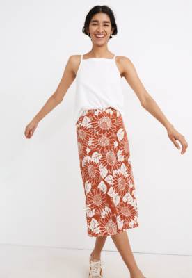 sunflower midi skirt