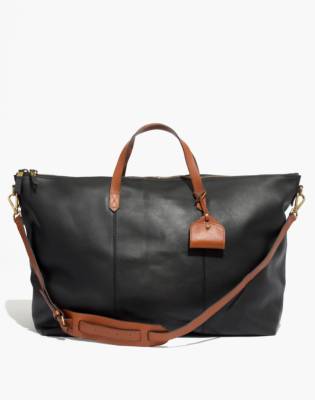 black patent leather satchel