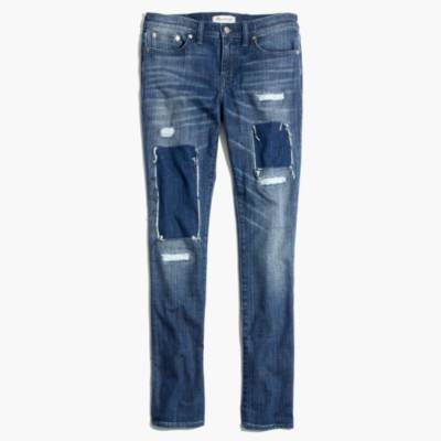 patched up jeans