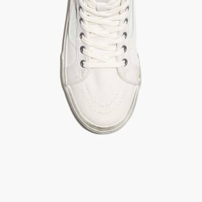 hi top zip sneakers