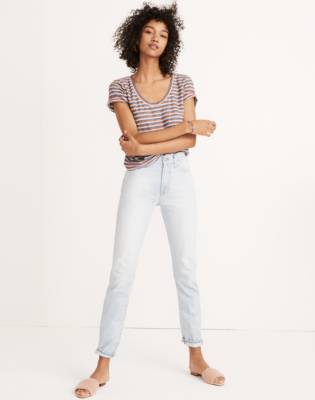 madewell light wash jeans