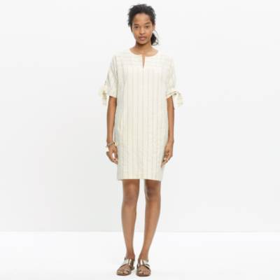 Tie-Sleeve Dress in Stripe : AllProducts | Madewell