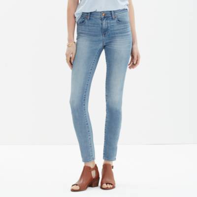 High Riser Skinny Skinny Crop Jeans in Mazzy Wash : DENIM | Madewell