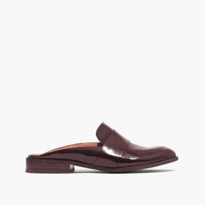 redford leather backless loafers