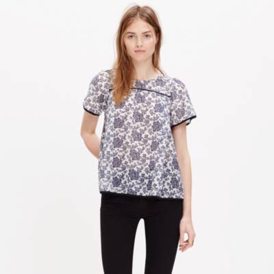 Swing Sleeve Top in Wildfloral : blouses | Madewell