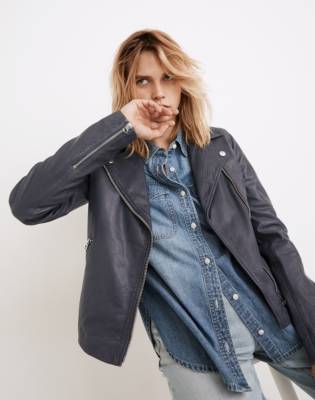 ultimate leather jacket madewell