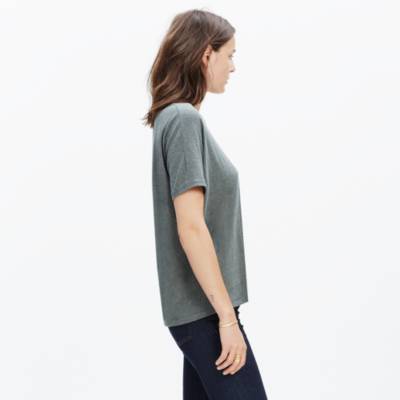 silk noil tee