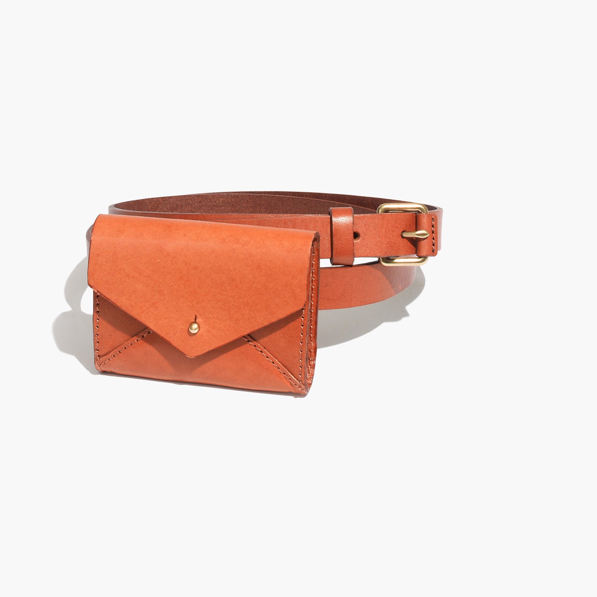 Madewell leather pouch belt