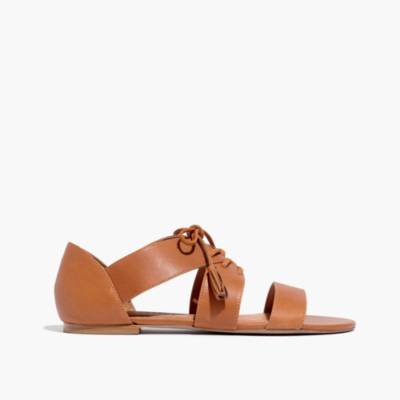 madewell tie up sandals