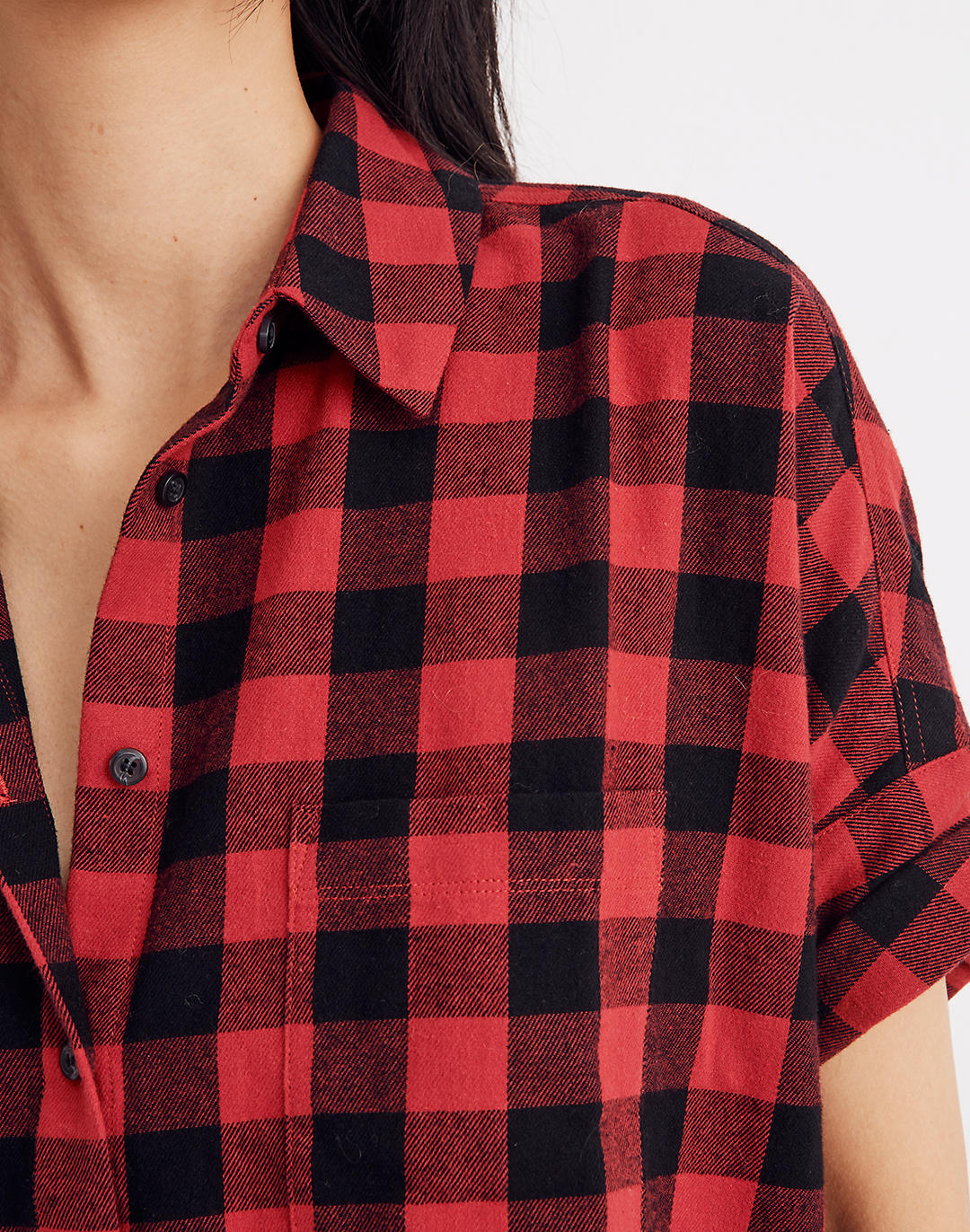 Flannel Courier Shirt in Buffalo Check