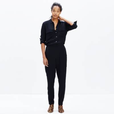 madewell green jumpsuit