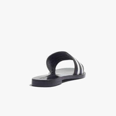 demi logo tape slide sandal