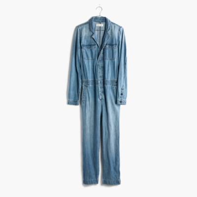 madewell denim jumpsuit