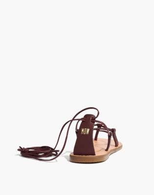 madewell lace up sandal