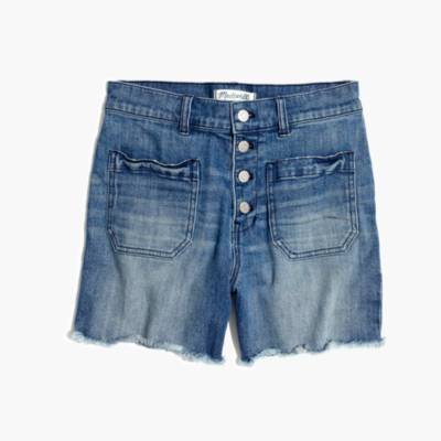 madewell button front jeans