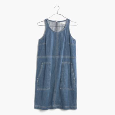 denim utility dress