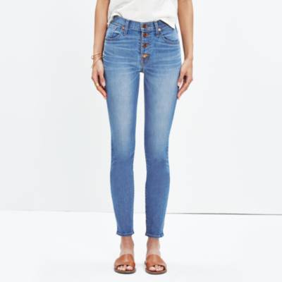 madewell button through jeans