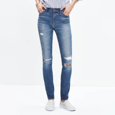 madewell 9 high rise skinny skinny