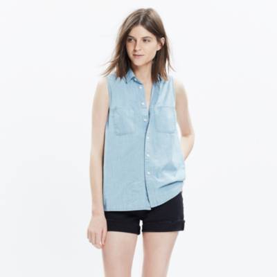 madewell sleeveless tops