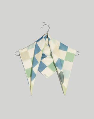 Madewell Organic Cotton Bandana In Ocean