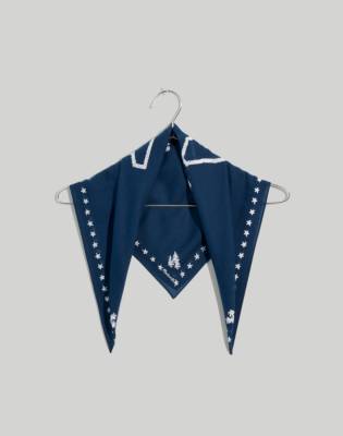 Madewell Organic Cotton Bandana In Twilight