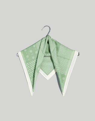 Madewell Organic Cotton Bandana In Dried Aloe