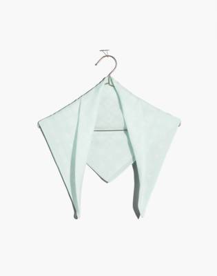Madewell Organic Cotton Bandana In Iced Mint