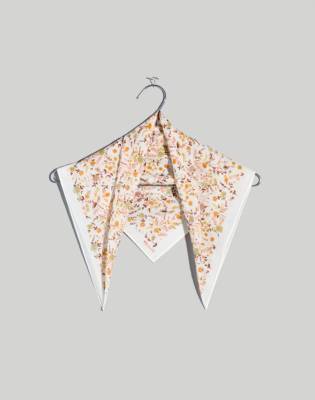 Madewell Organic Cotton Bandana In Vintage Linen