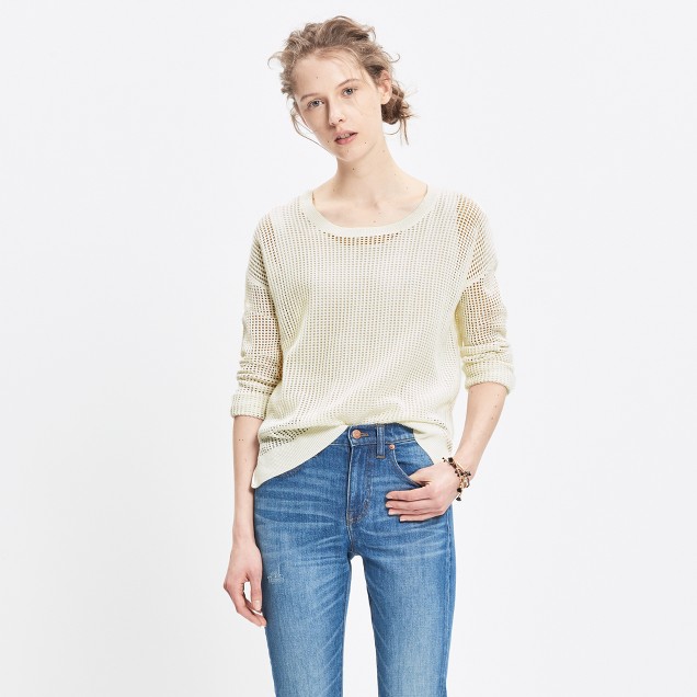 Open-Knit Pullover Sweater : shopmadewell pullovers | Madewell