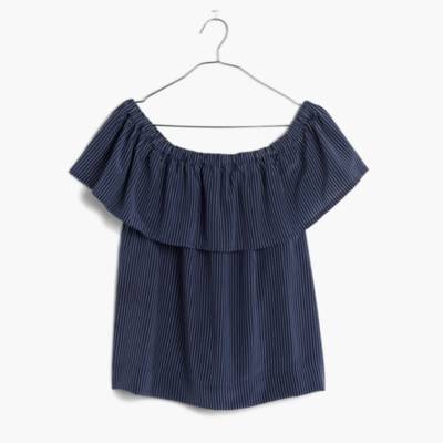 madewell off the shoulder dress