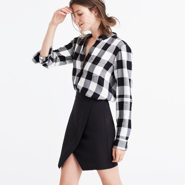 Silk Parkway Skirt : shopmadewell mini | Madewell