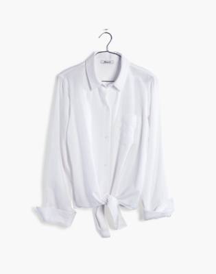 white tie dress shirt