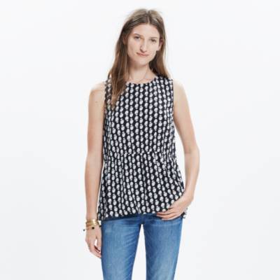 madewell peplum tank