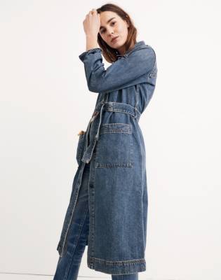 Women's Denim Duster Coat | Madewell