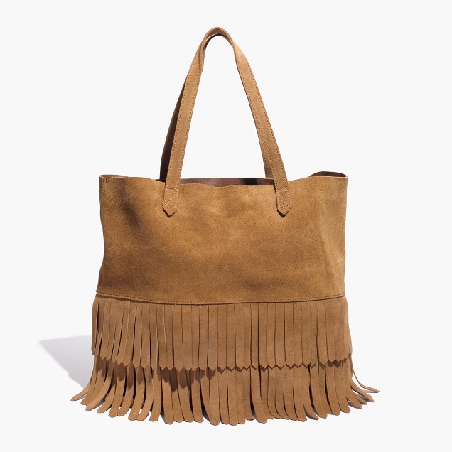 The Transport Tote: Suede Fringe Edition : shopmadewell totes | Madewell