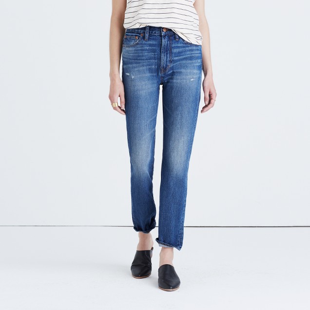 The Perfect Vintage Jean Shopmadewell Straight Leg Jeans Madewell